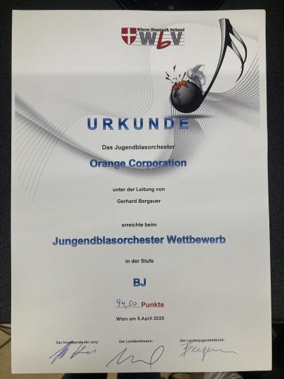JBO Wettbewerb 2025